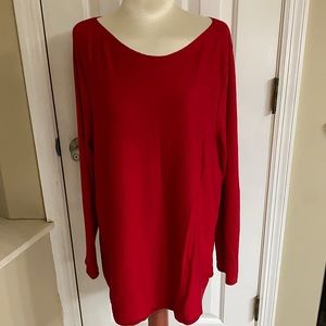 Chico’s Red Long Sleeve Sweater